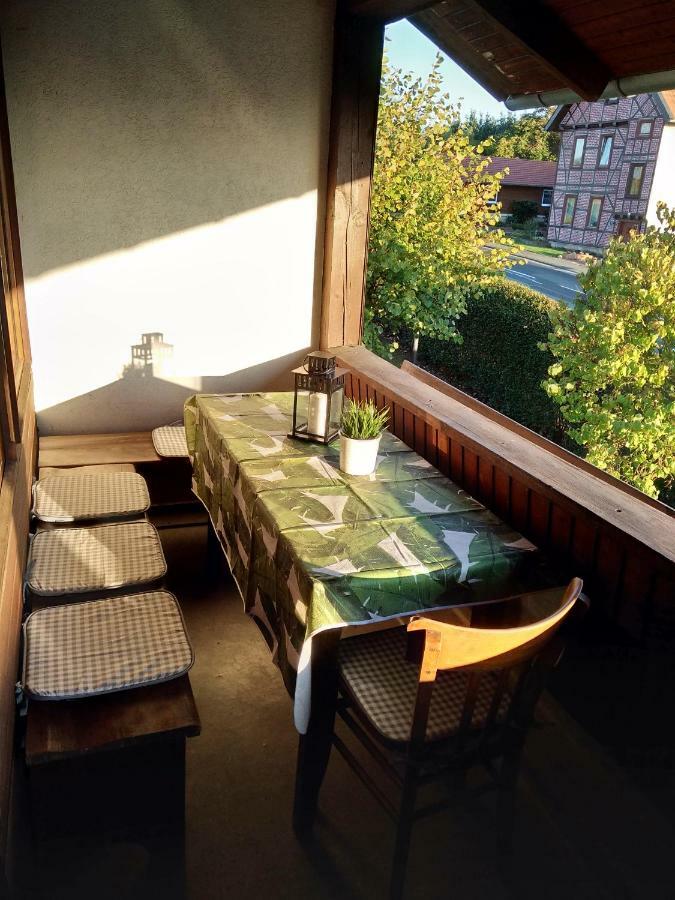 Ferienwohnung Am Reinhardswald - Eichenlaub - Mit Sauna Trendelburg Exterior foto